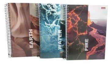 CADERNO C.D. 10X1 4 ELEMENTOS